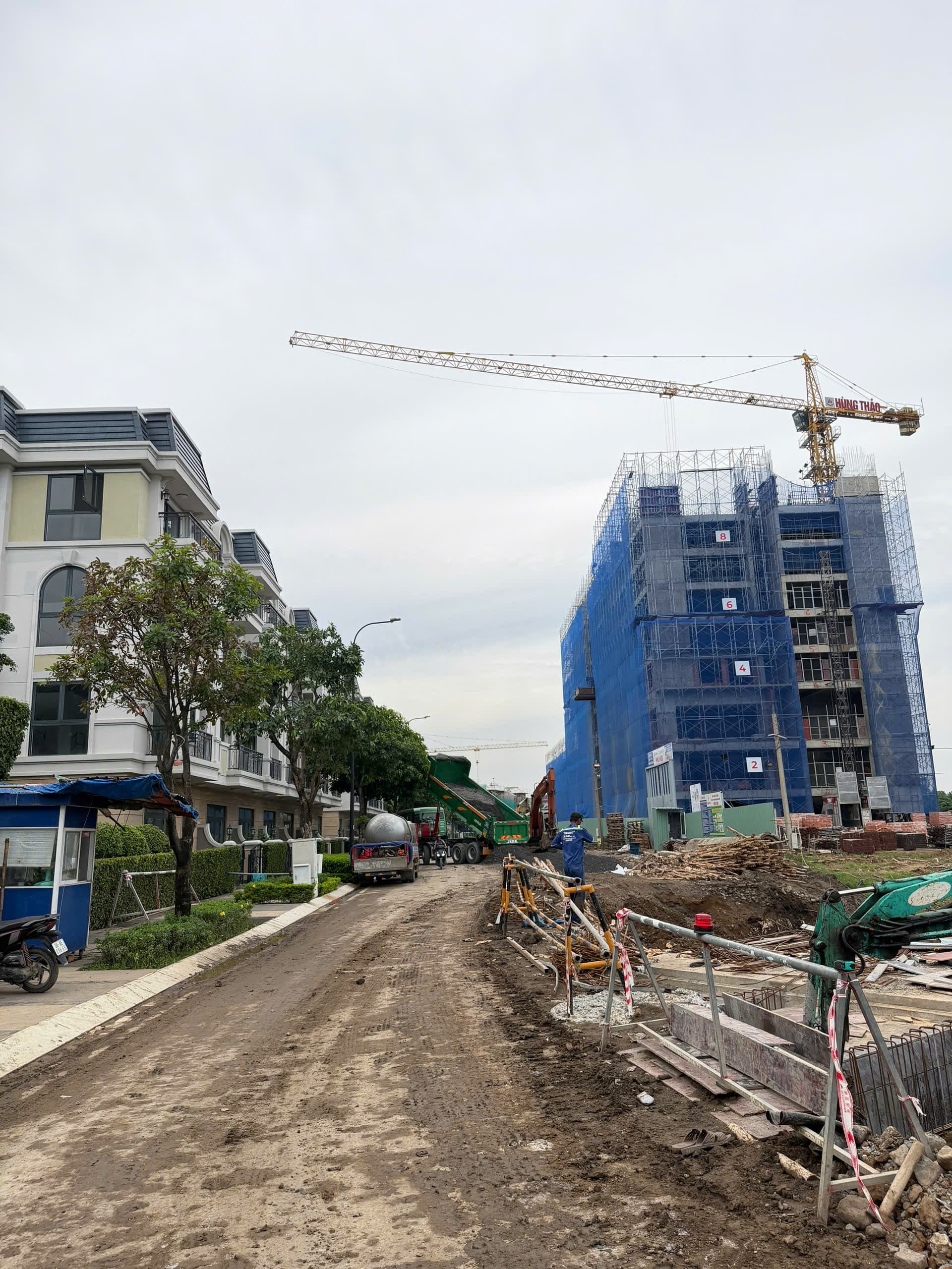 Hình ảnh thực tế công trường Mường Thanh Phú Hữu 4